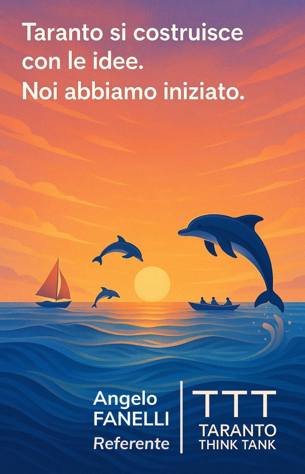 Il futuro di Taranto inizia da chi crede nelle idee. Noi ci siamo. E tu?